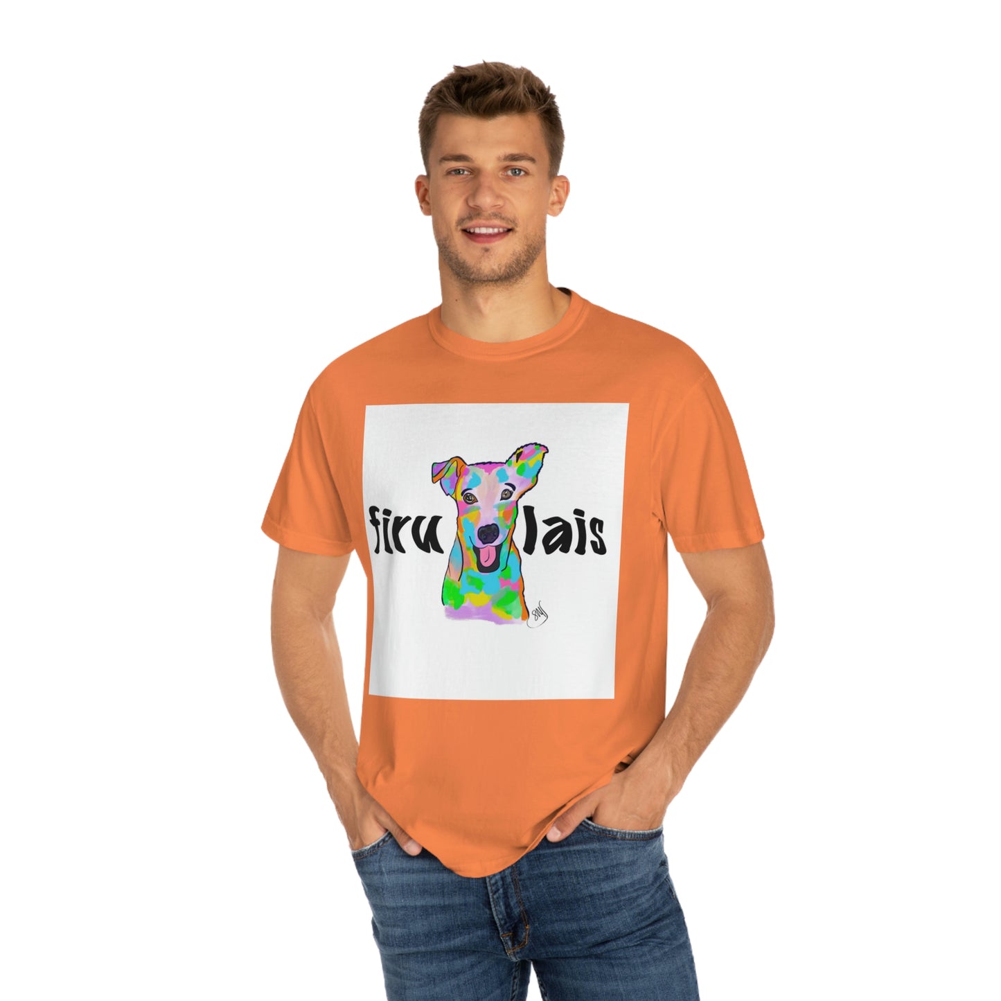 Firulais Unisex Garment-Dyed T-shirt